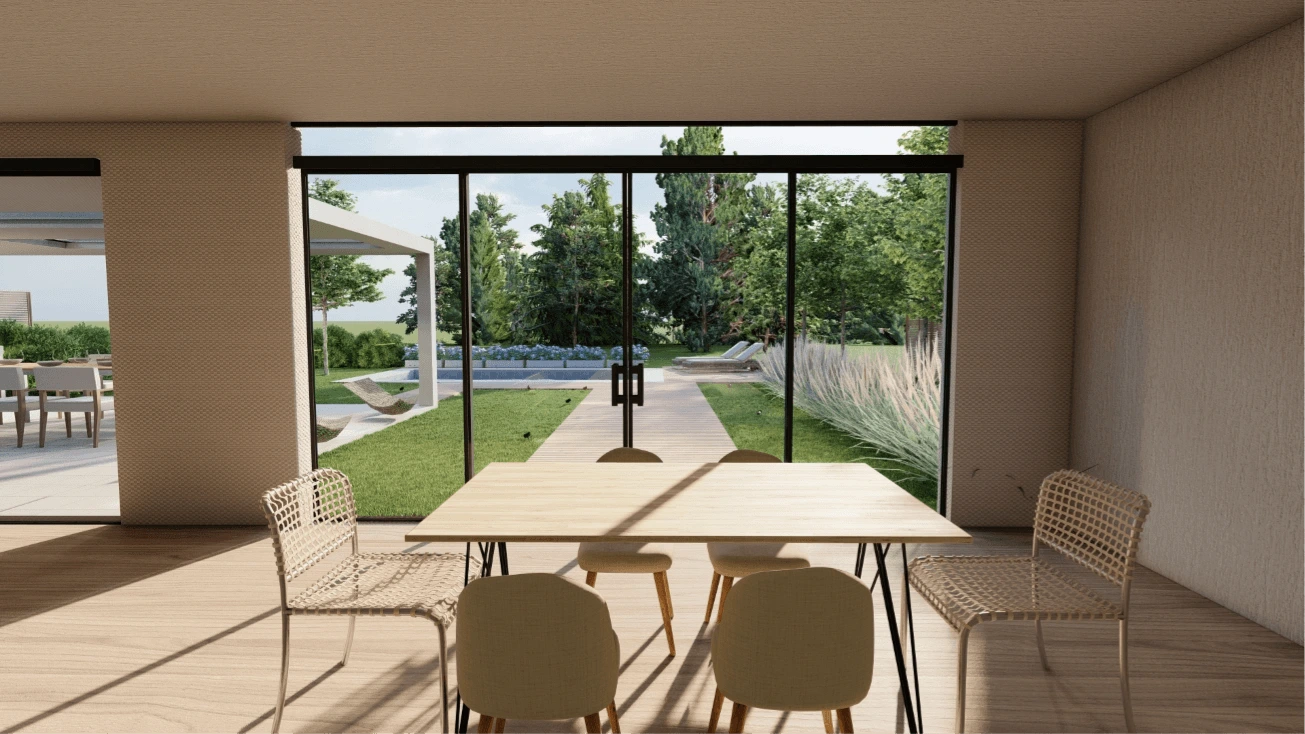 Dining room, Garden - Project
